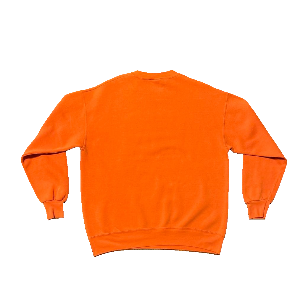 Cleveland Browns Sweatshirt L Lee Sport 90s Embroidered Orange NFL Crewneck Vintage