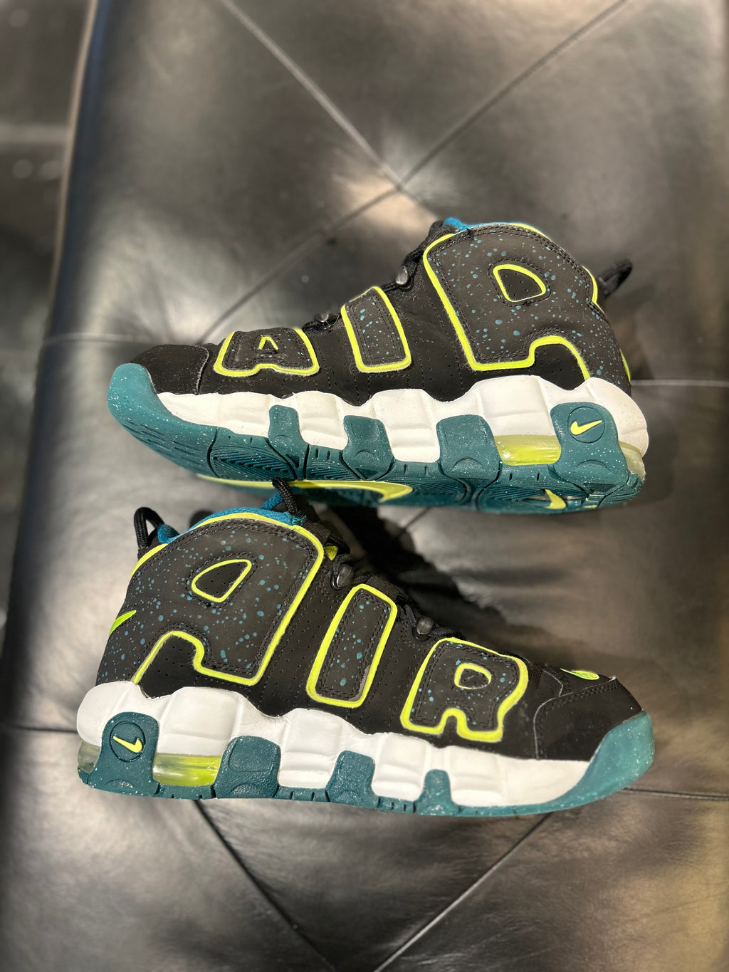 Nike Air More Uptempo Geode Size 5.5y Grade School Shoes