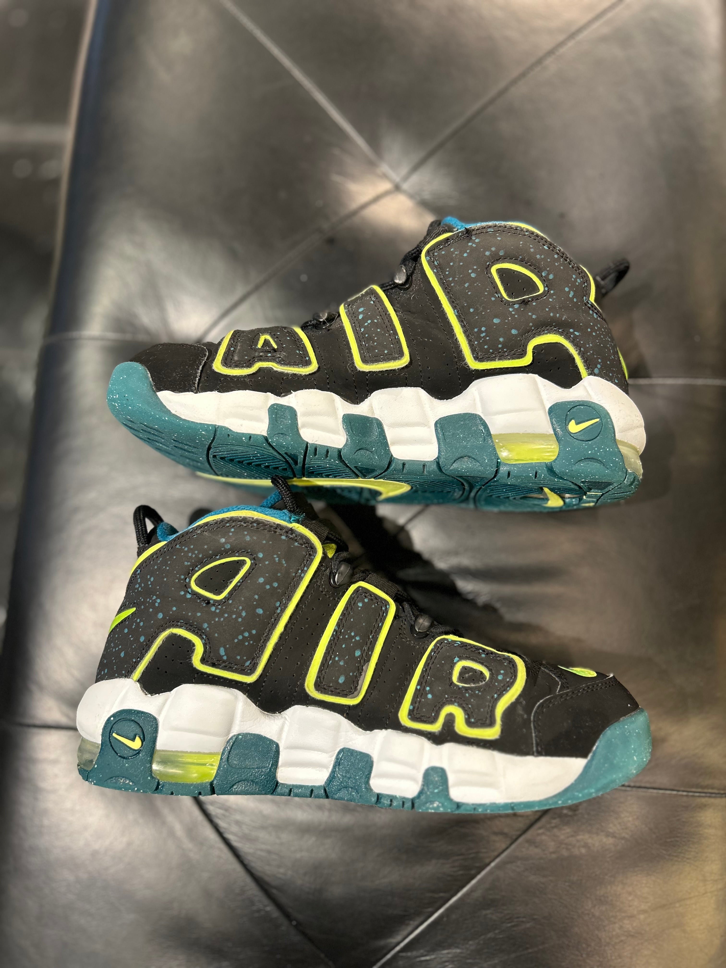 Nike Air More Uptempo Geode Size 5.5y Grade School Shoes