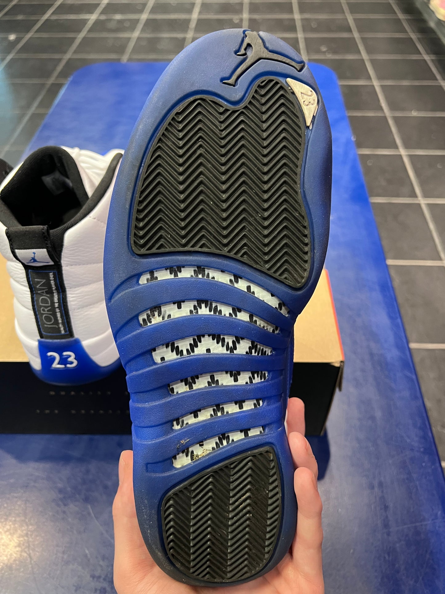 Men’s Air Jordan 12 Blueberry Size 9.5