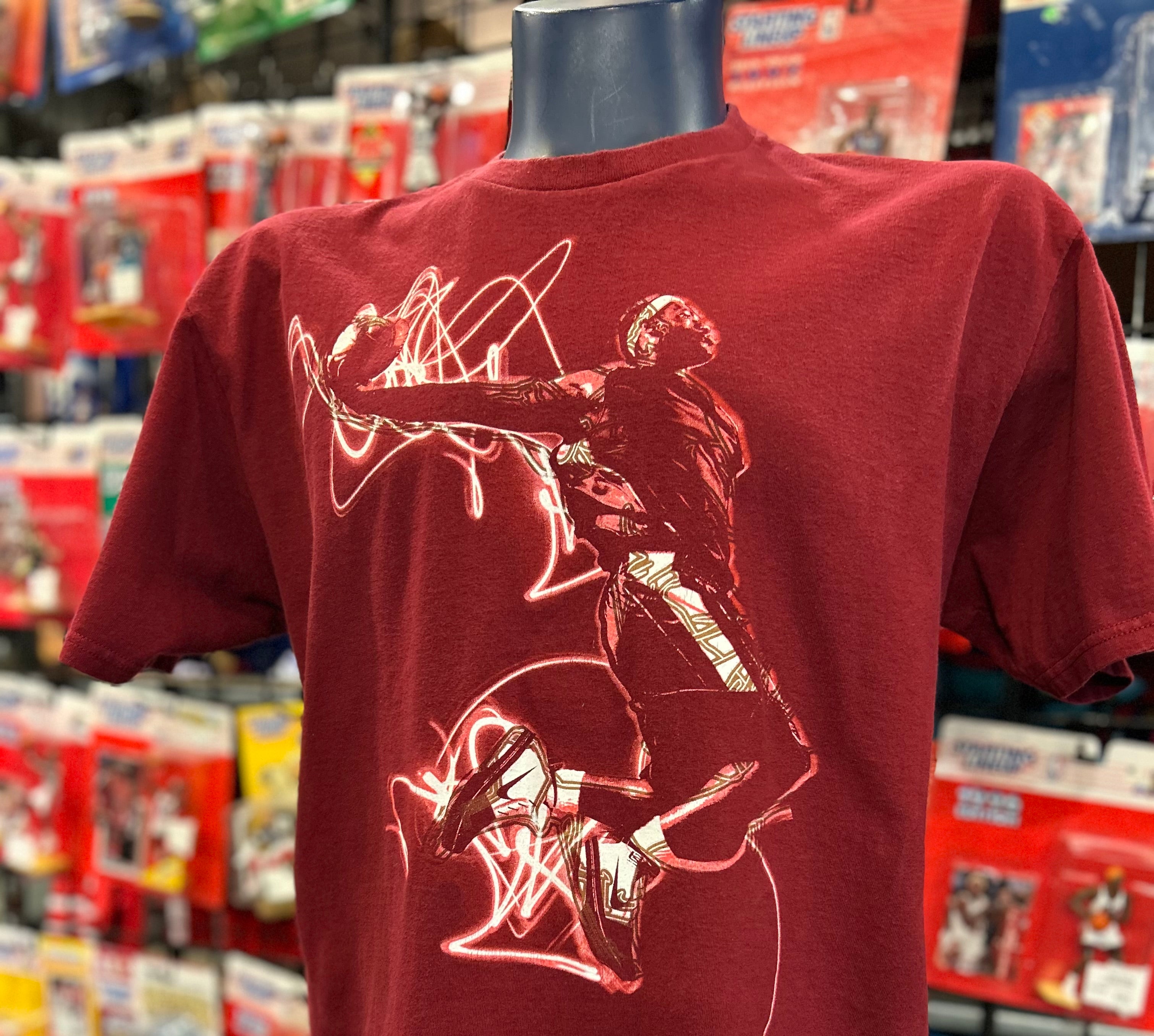 Nike LeBron Sketch Slam Dunk T-shirt Size Large