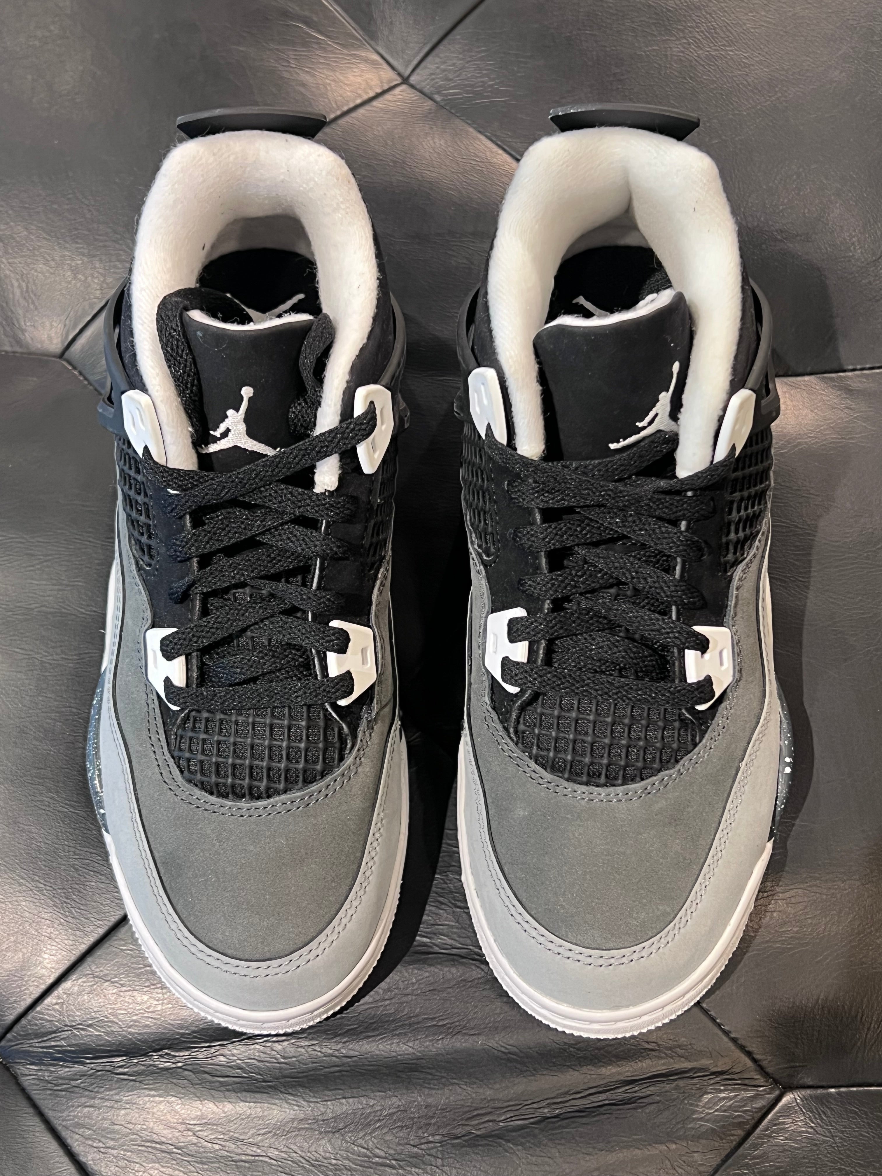 Air Jordan 4 Retro Fear Size 3y Boys Pre School Shoes