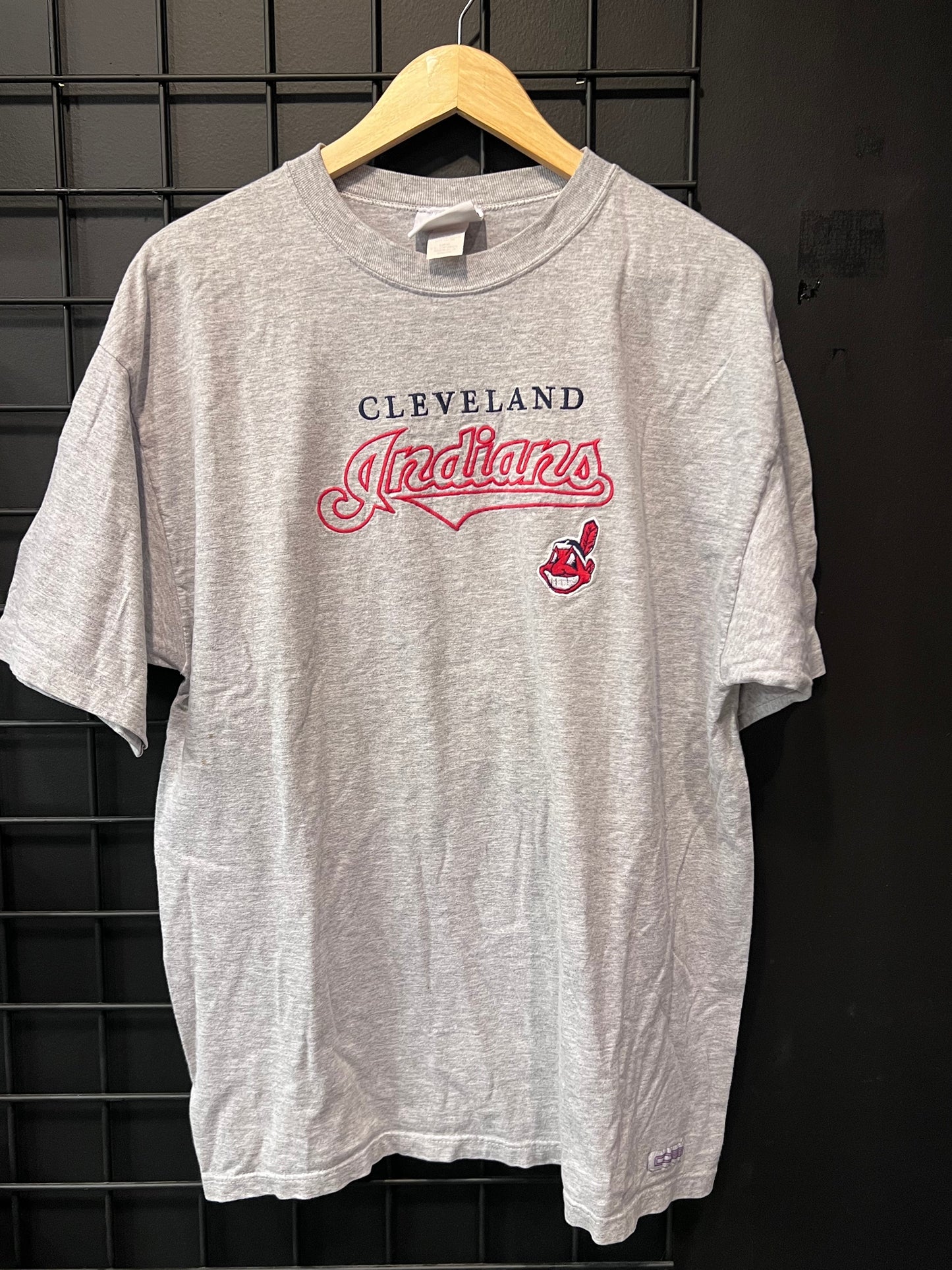 Cleveland Indians Grey Tee Size L