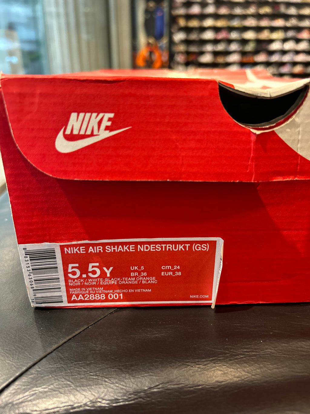 Nike Air shake ndestrukt size 5.5y Gradeschool shoes