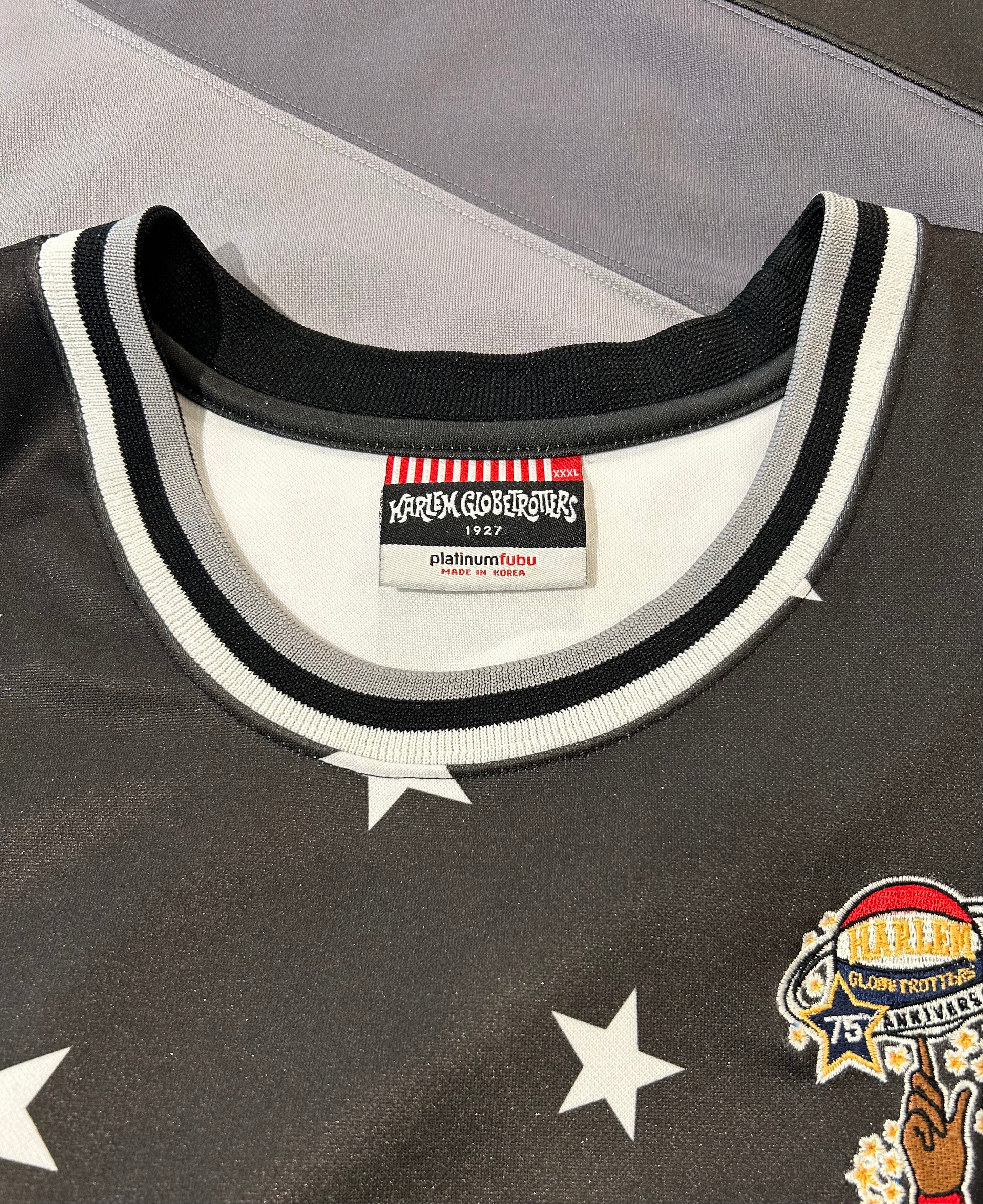 Platinum Fubu Harlem Globetrotters 75th Anniversary Jersey Size 3XL