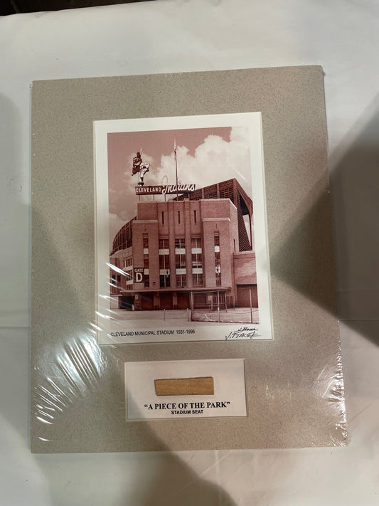 Vintage Cleveland Indians Municipal Stadium Piece of the park