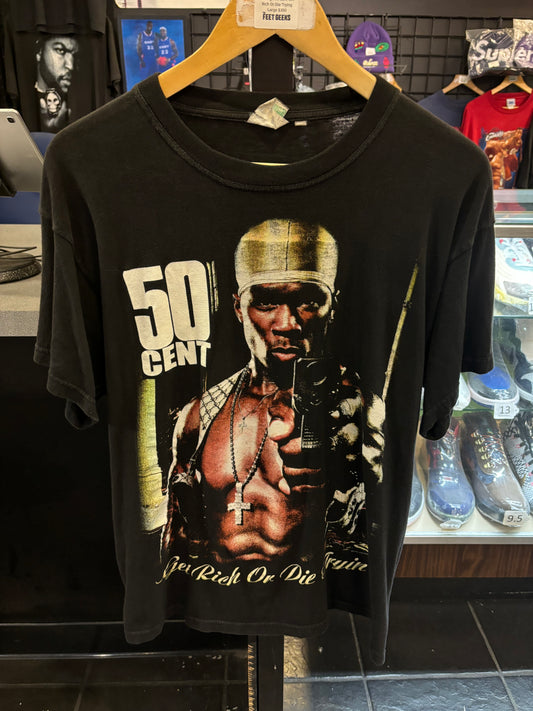 Vintage 50 Cent Get Rich Or Die Trying Large