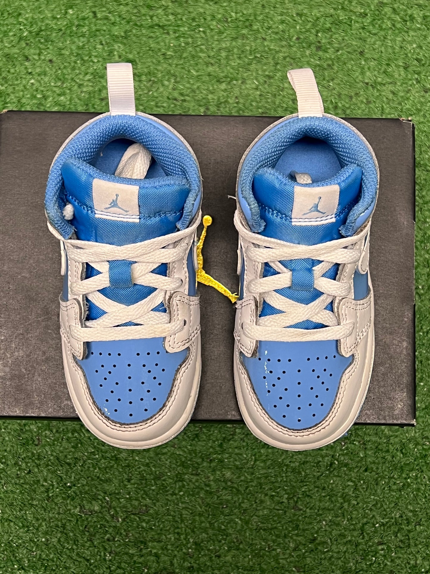 Kids Air Jordan 1 Mid Legend Blue Size 7c