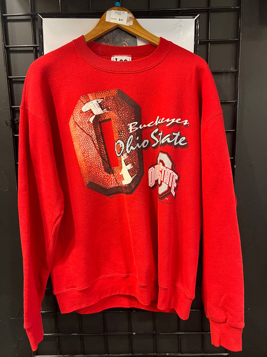 Men’s Lee Sport Ohio State Crewneck Size L