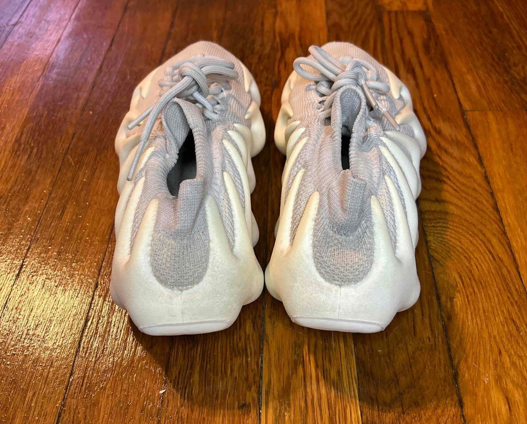 Adidas Yeezy 450 Cloud White H68038 Mens Size 9.5 Sock Knit EVA Foam Kanye West - Lightly Worn