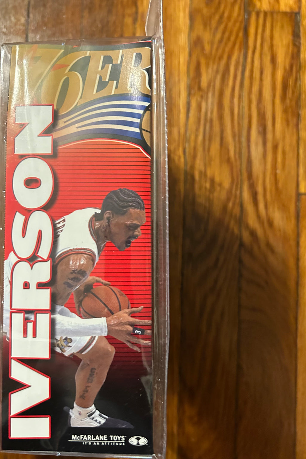 McFarlane NBA Series 6 Allen Iverson 76ers White Jersey Variant Figure Sealed