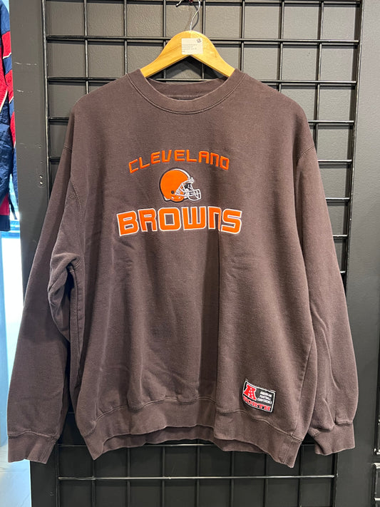 Men’s Cleveland Browns Embroidered Crewneck Size XL