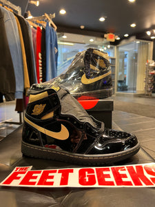 Men’s Air Jordan 1 High Metallic Gold Men Shoes