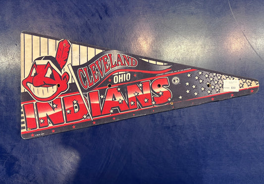 1997 Cleveland Indians Wooden Pennat