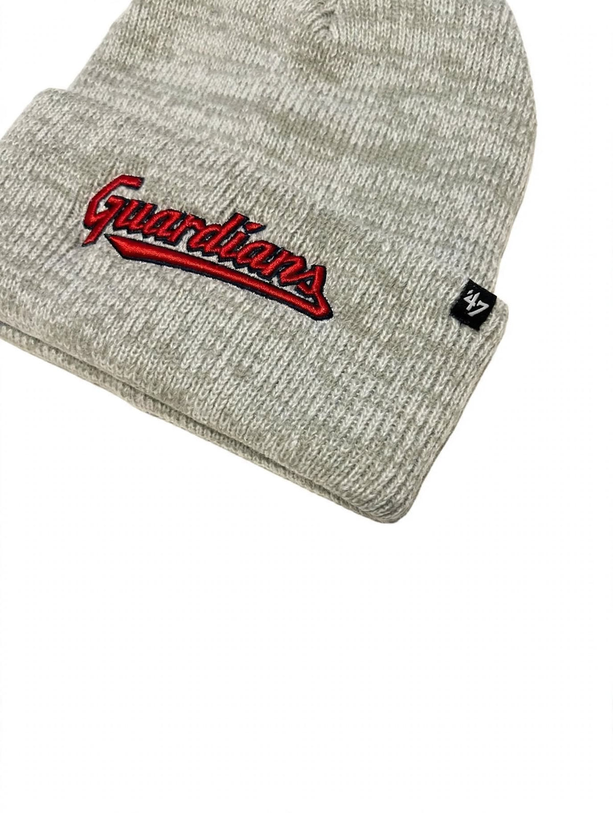 Cleveland Guardians Beanie 47 Brand Brain Freeze Gray Heather NWT OSF