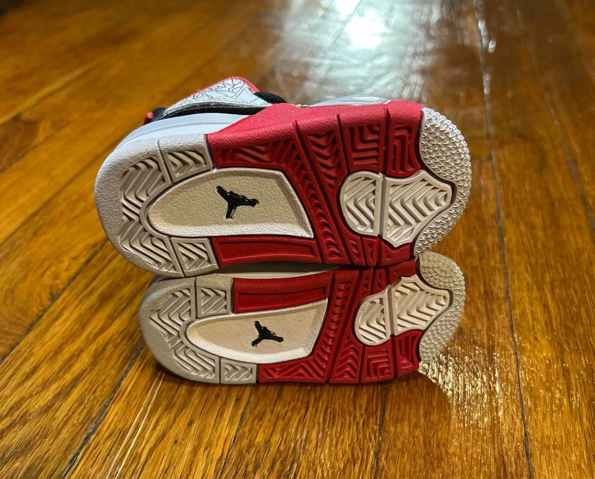 Air Jordan Dub Zero Fire Red Size 4C Toddler shoes