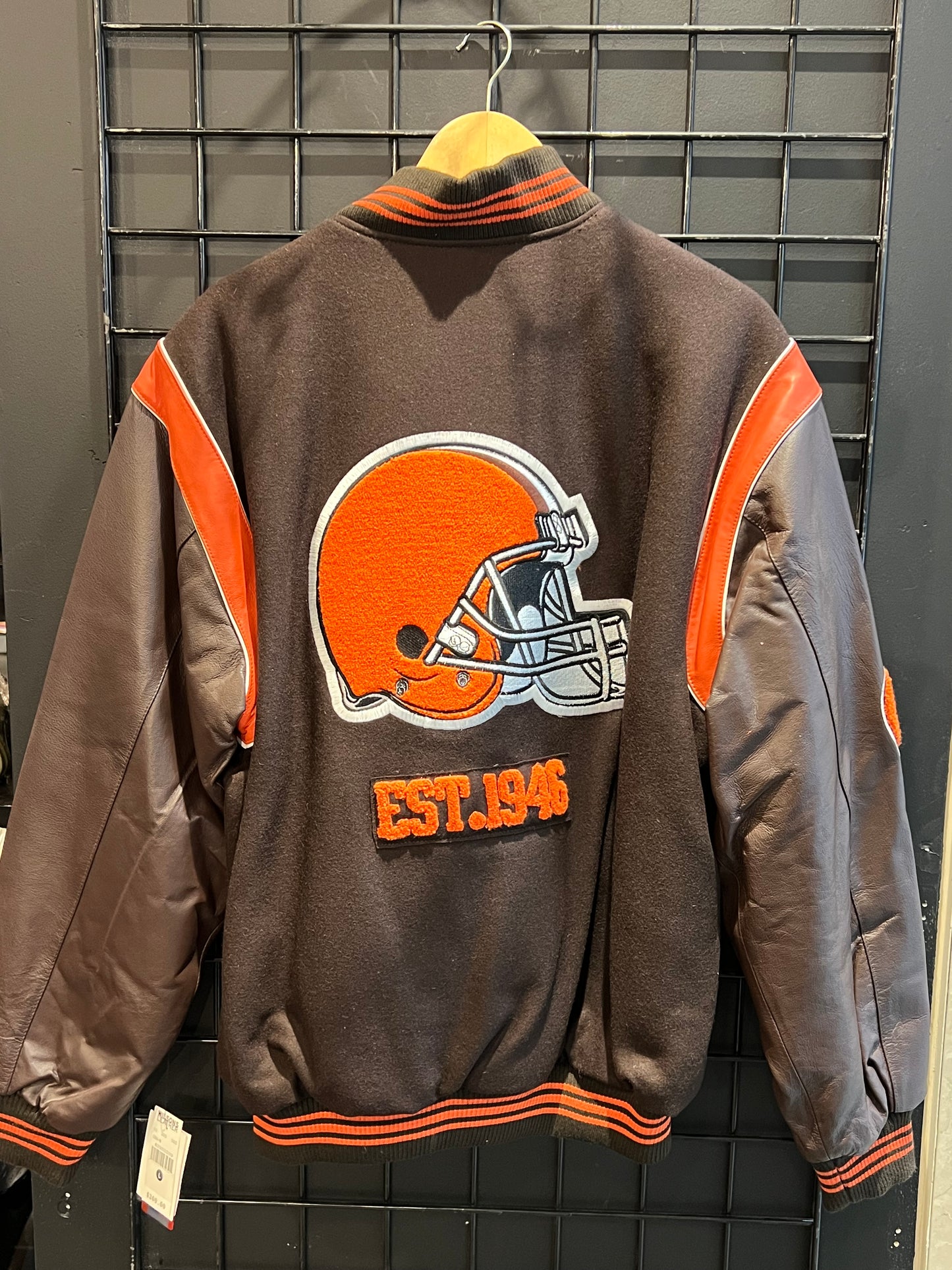 Men’s Cleveland Browns Reversible Jacket Size Large