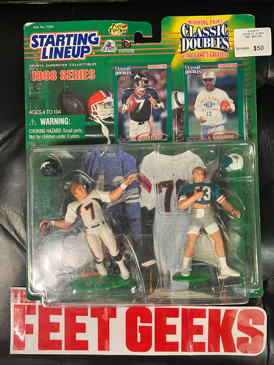 Classic Double John Elway & Dan Marino Brand New
