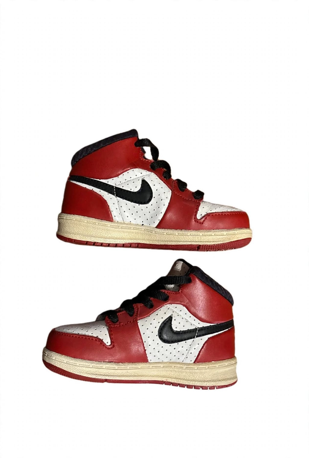 Toddler Jordan 1 Mid Chicago Red White Black 7C Good Used Since 85 Jumpman