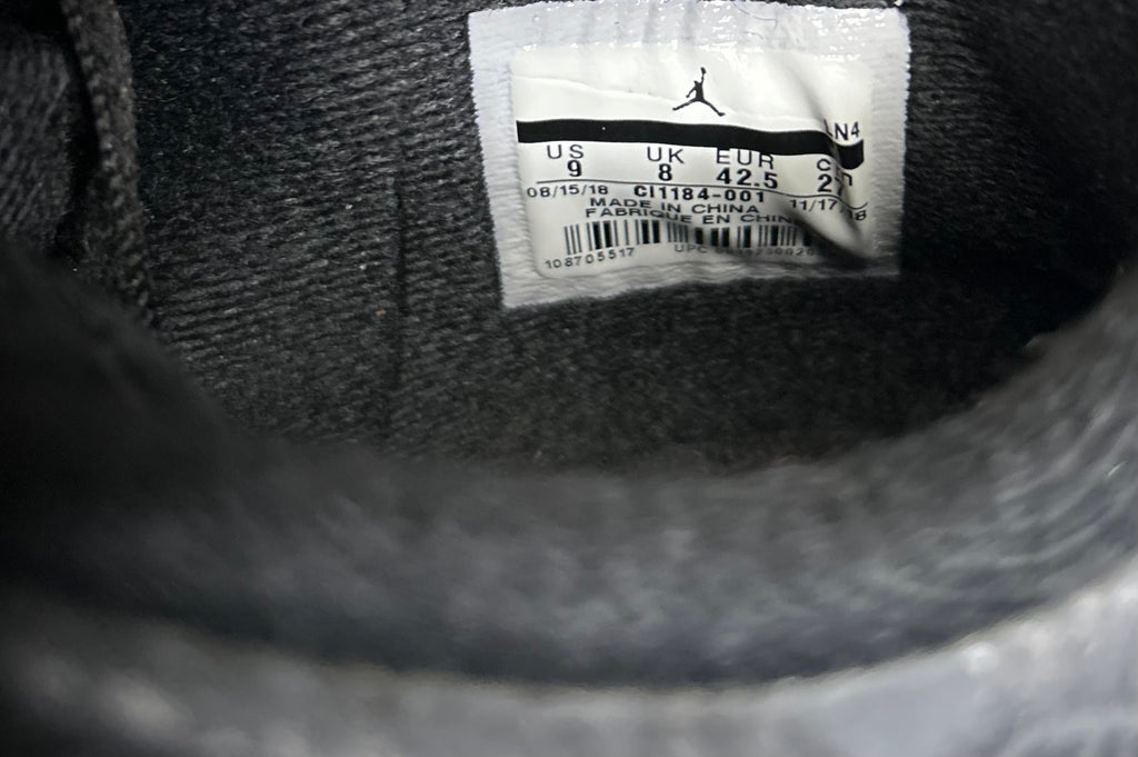 Jordan 4 Retro Black Gum Size 9 Men Shoes