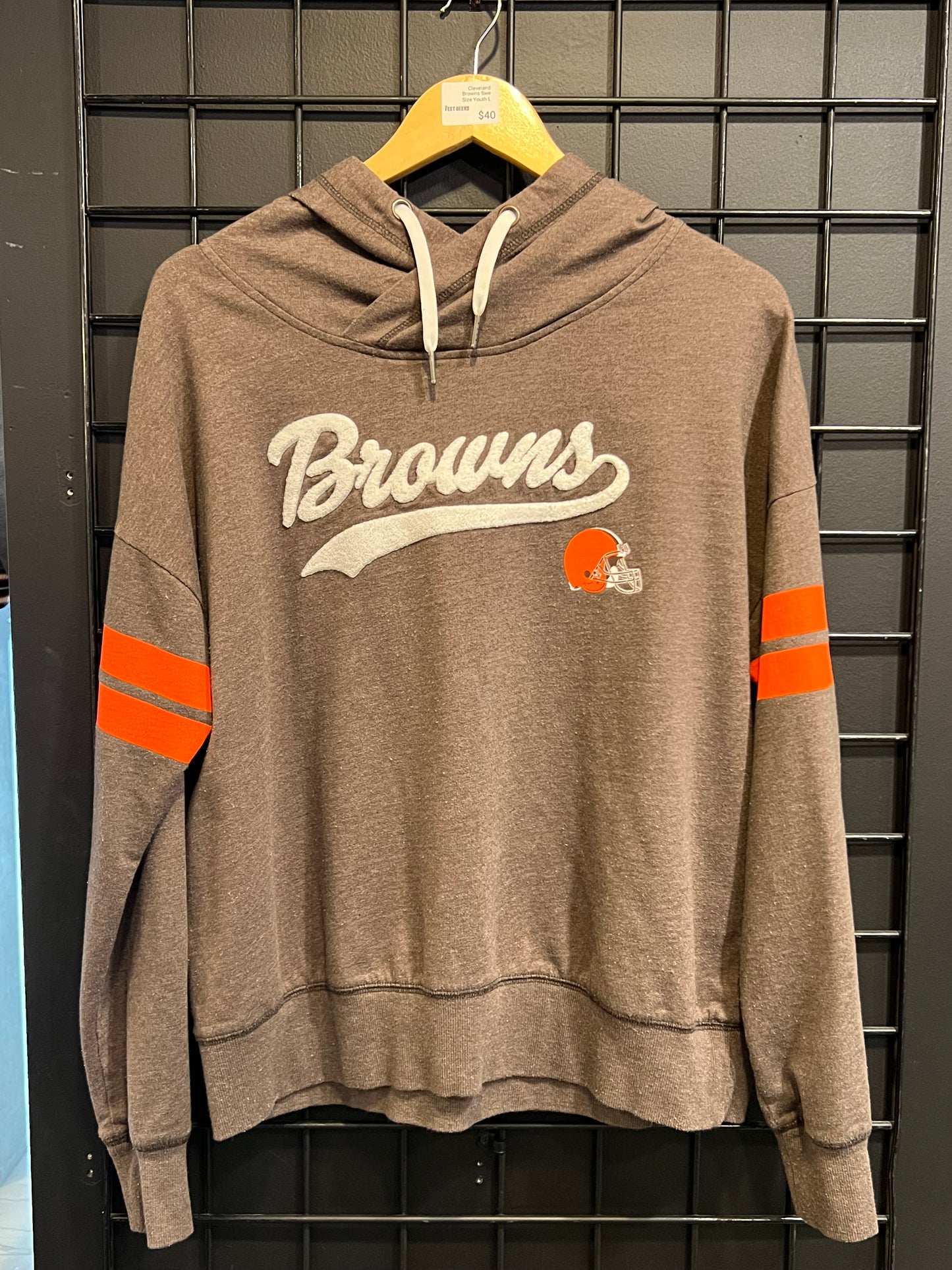 Kids Cleveland Browns Hoodie Size Youth L