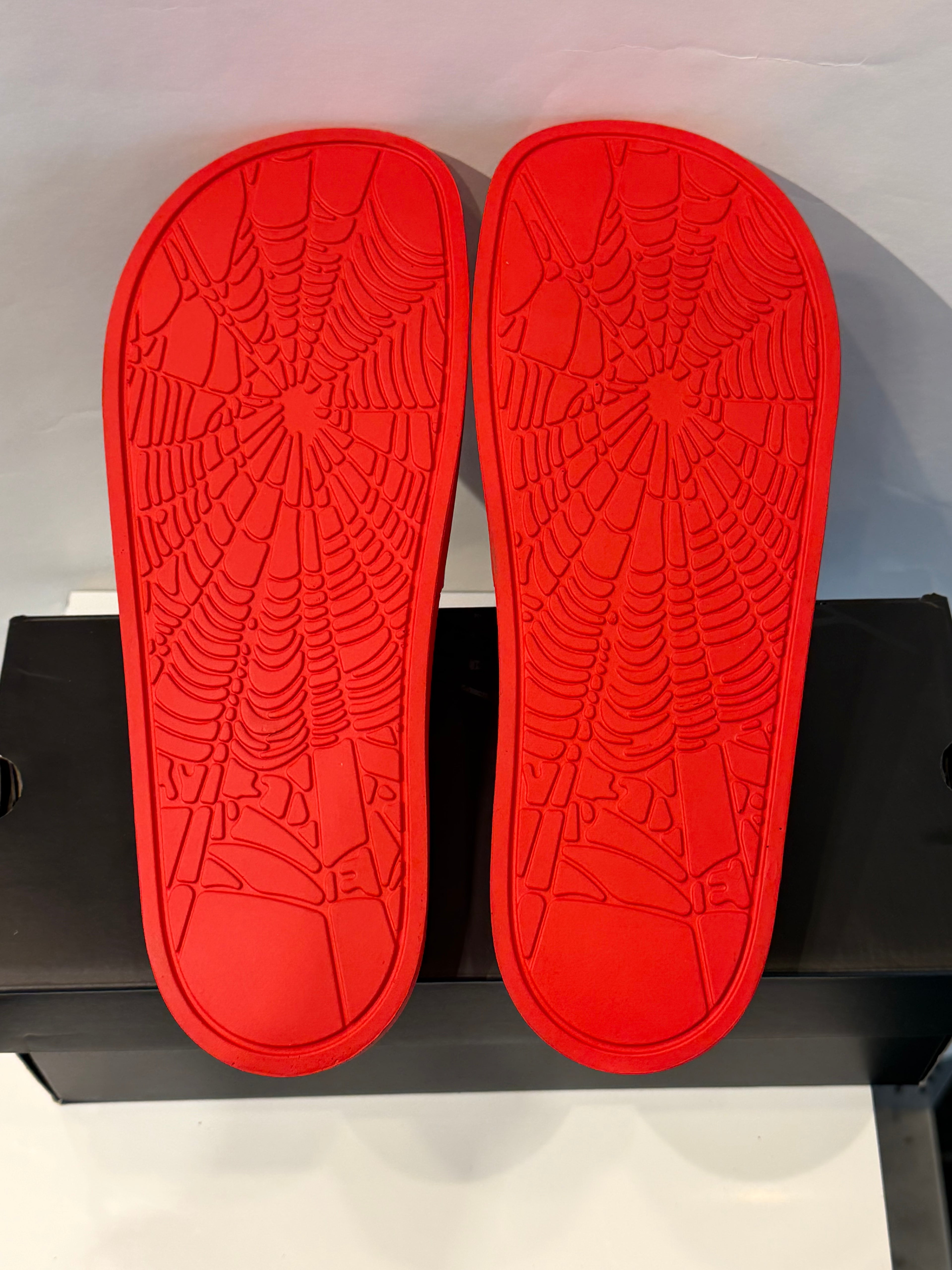 Sp5der Slides Red Size 12 Men’s Shoes