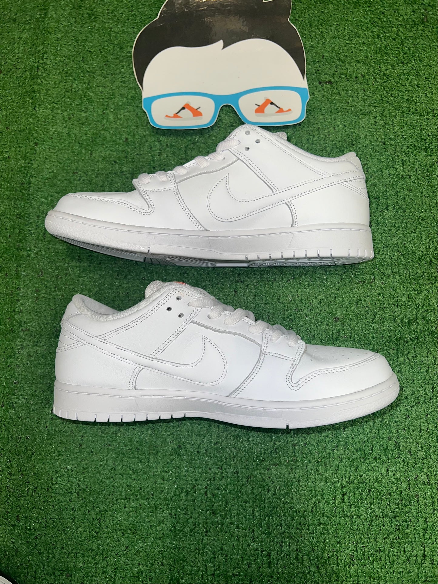 Men’s Nike SB Dunk Low Triple White Size 11.5 Brand New