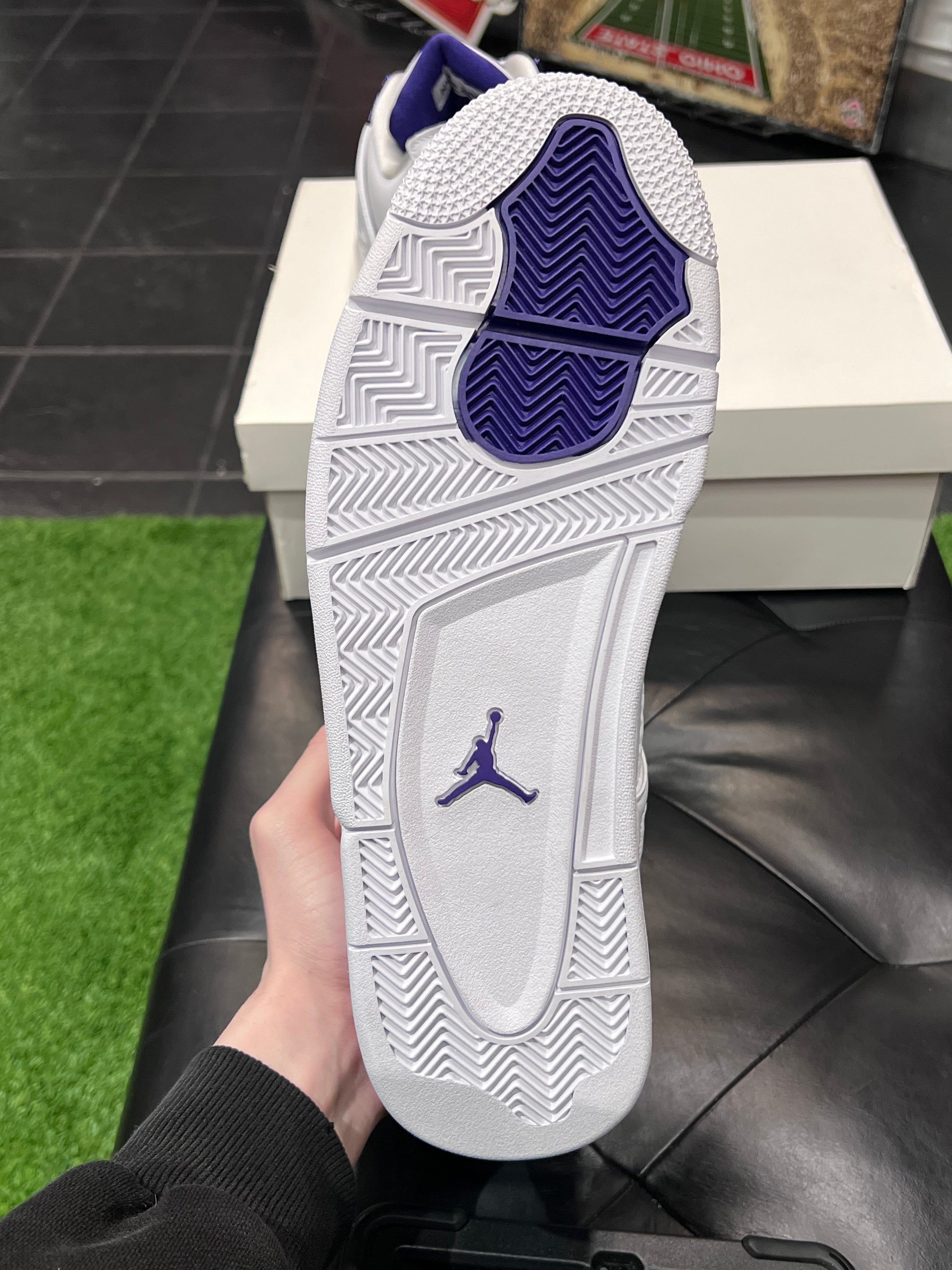 Air Jordan 4 Metallic Purple Men’s Shoes Size 13