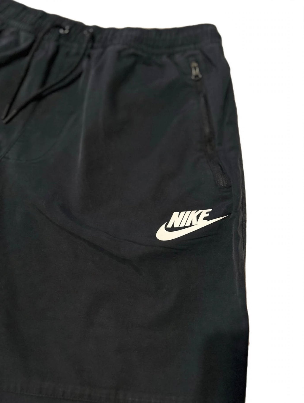 Nike Sportswear Woven Pants Black White 831853 Large L 883153933735 Excellent