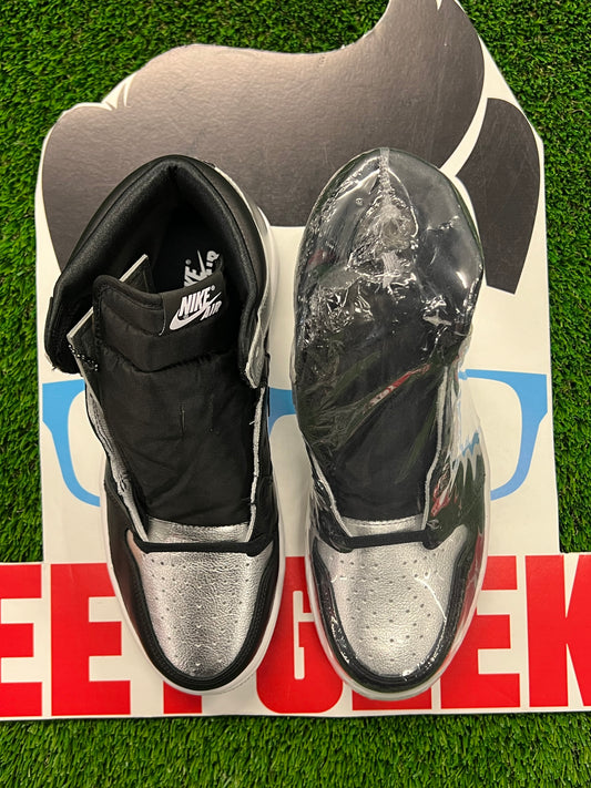 Women’s Air Jordan 1 Silver Toe Brand New