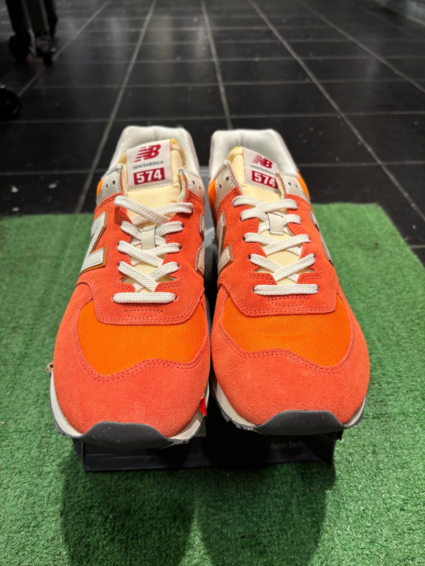 New Balance 574 Orange Size 11.5 $100 Mens Shoes