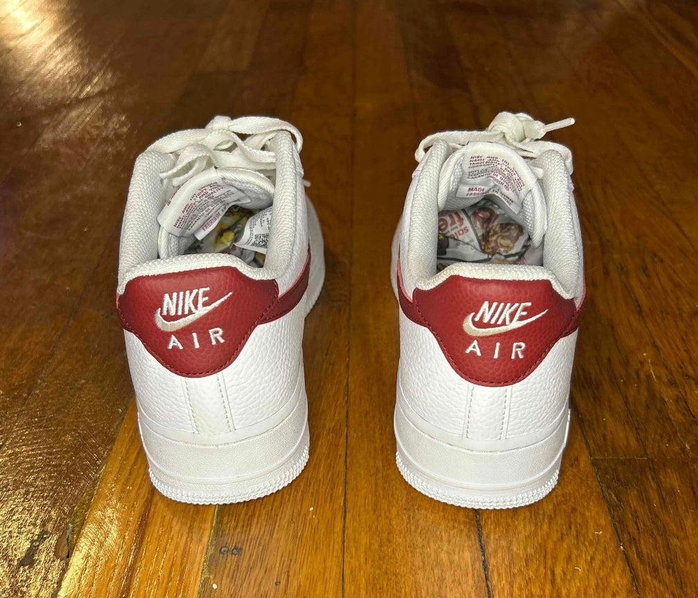 Nike Air Force 1 Low University Red Size 9 Men Shoes
