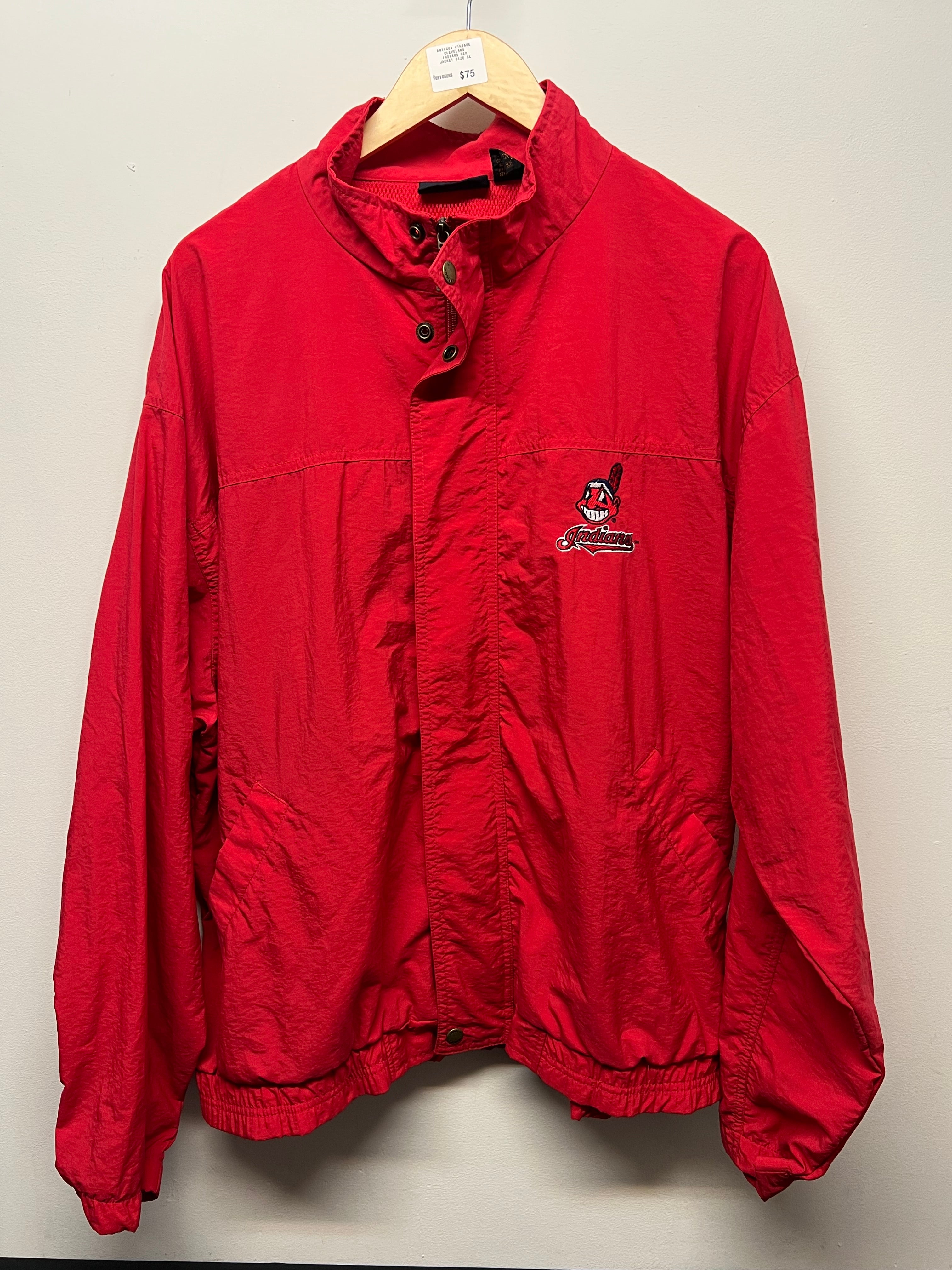 Men’s Antigua Cleveland Indians Jacket Size XL