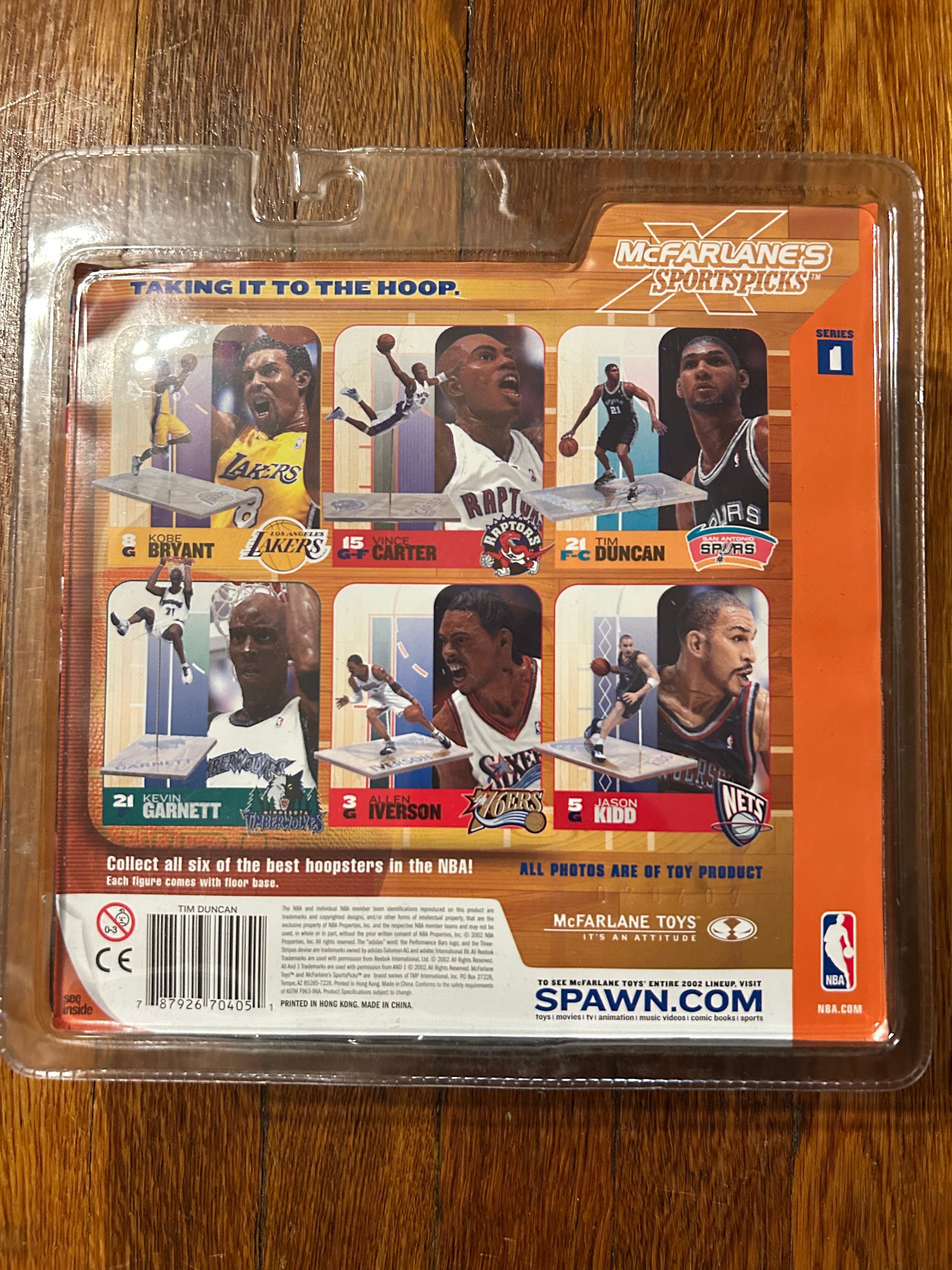 NBA Tim Duncan San Antonio Spurs McFarlanes Sportspicks Figure