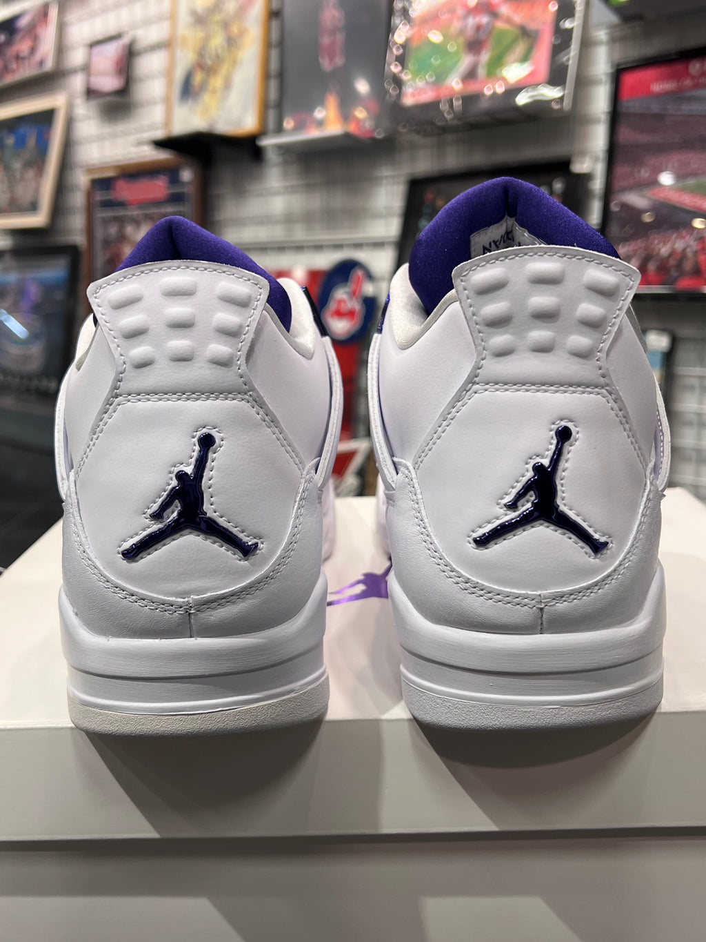 Air Jordan 4 Metallic Purple Men’s Shoes Size 13