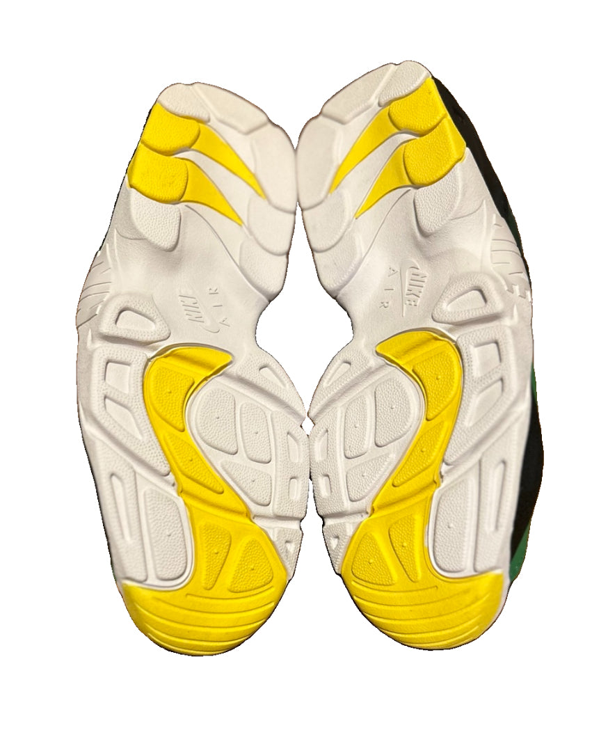 Nike Air Diamond Turf Oregon Ducks 8.5 - 309434-302 - Green Yellow Black - NWOB