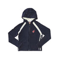 Cleveland Indians Hoodie Womens M Chief Wahoo Navy White Zip Concepts