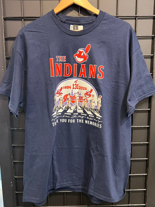 Men’s Cleveland Indians Memories Black Tee Size XL