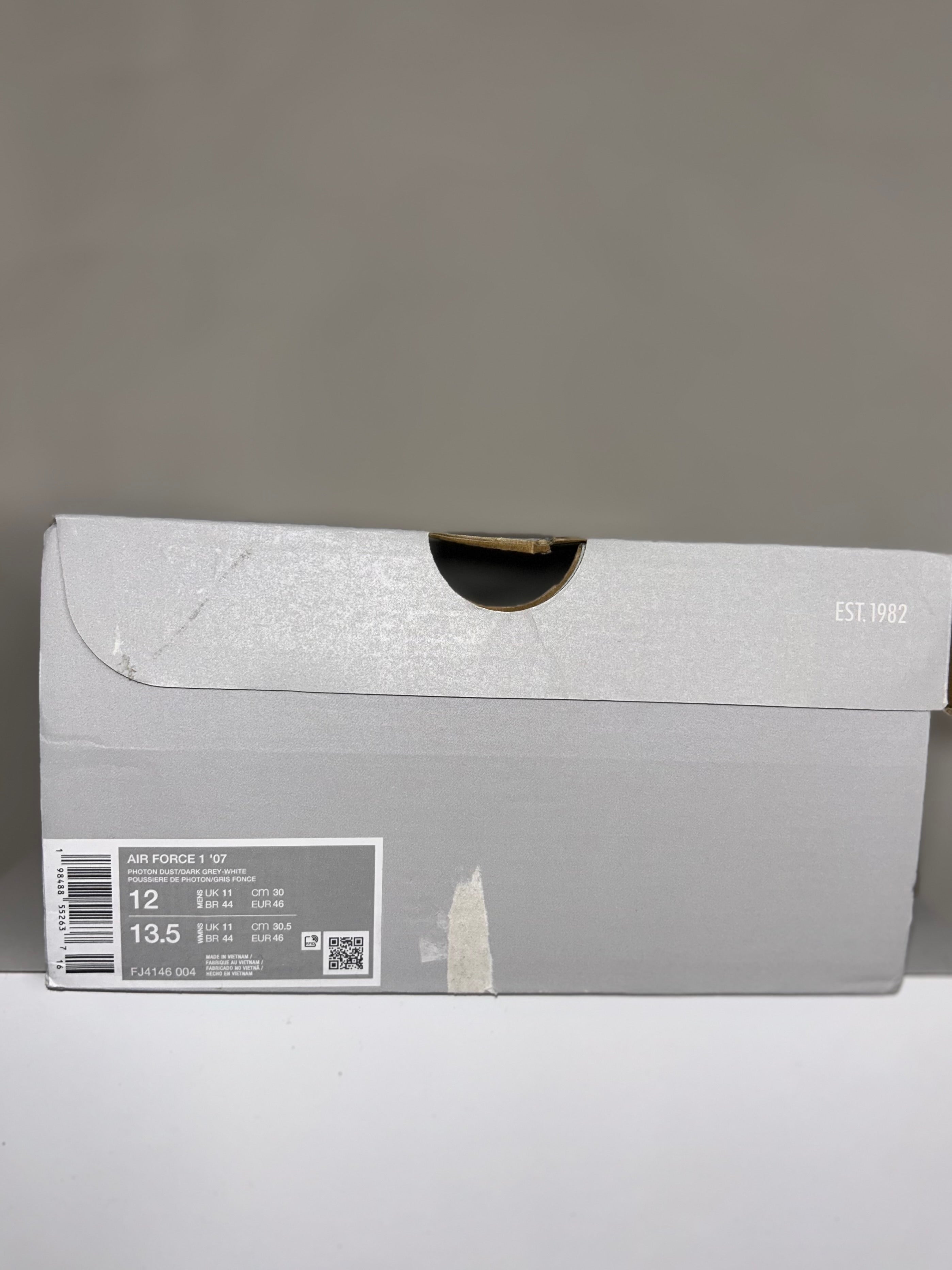 Nike Air Force 1 Low Dark Grey Size 12 Men’s Shoes Brand new