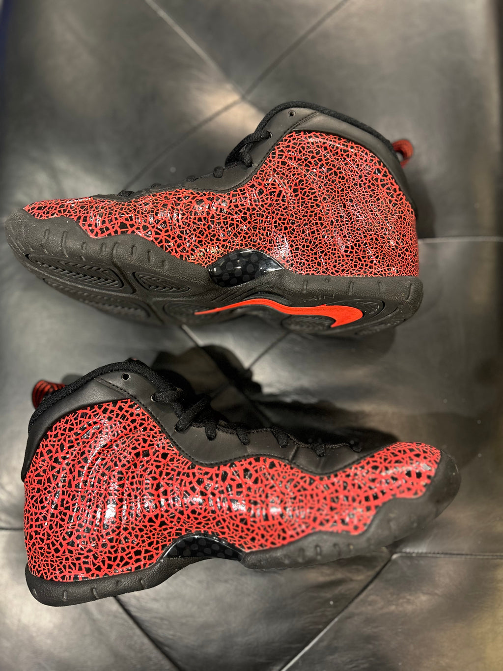Nike Air Foamposite One Lava Size 5y GS shoes