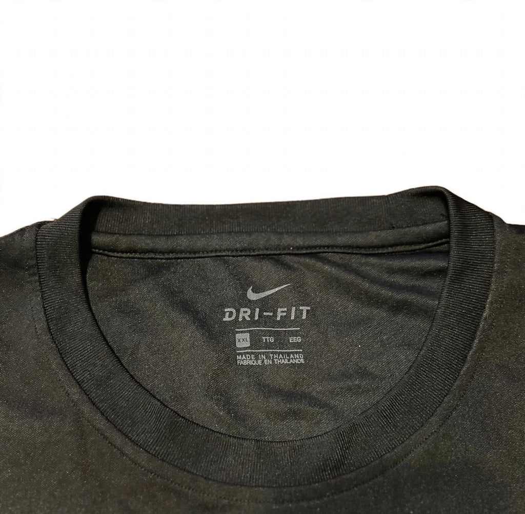 Nike Dri-FIT Training Shirt Mens 2XL Black White Colorblock AJ9998-010 XXL