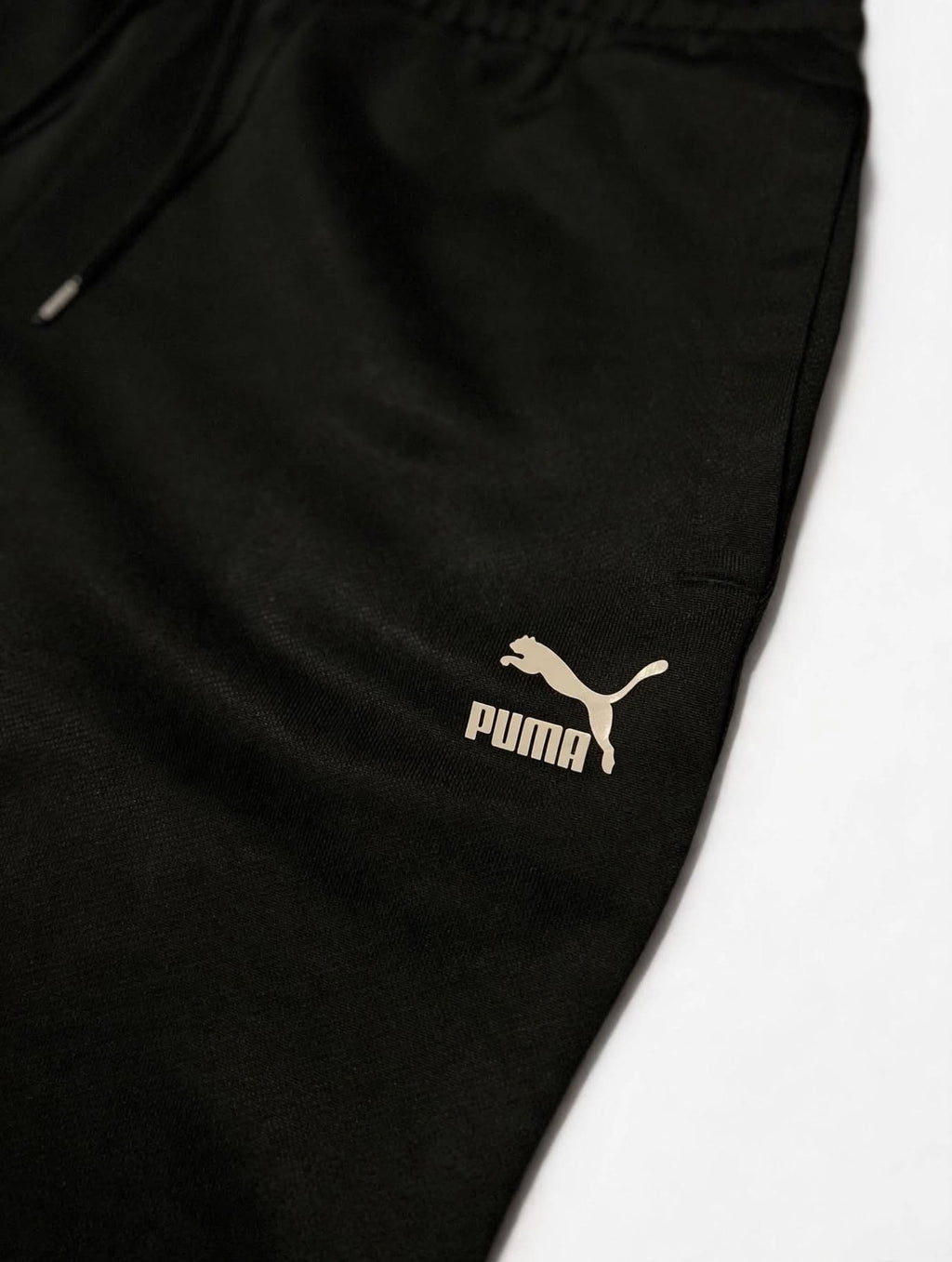 Puma Iconic MCS Tracksuit Mens Set Top XL Pants L Black White Hooded 595300 576376