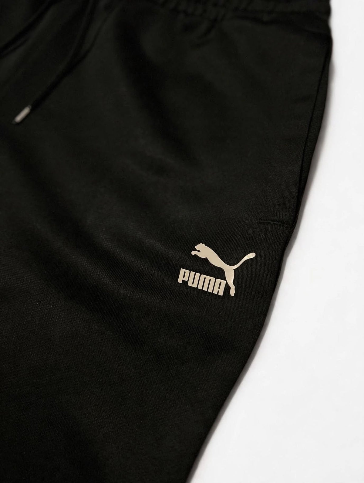 Puma Iconic MCS Tracksuit Mens Set Top XL Pants L Black White Hooded 595300 576376