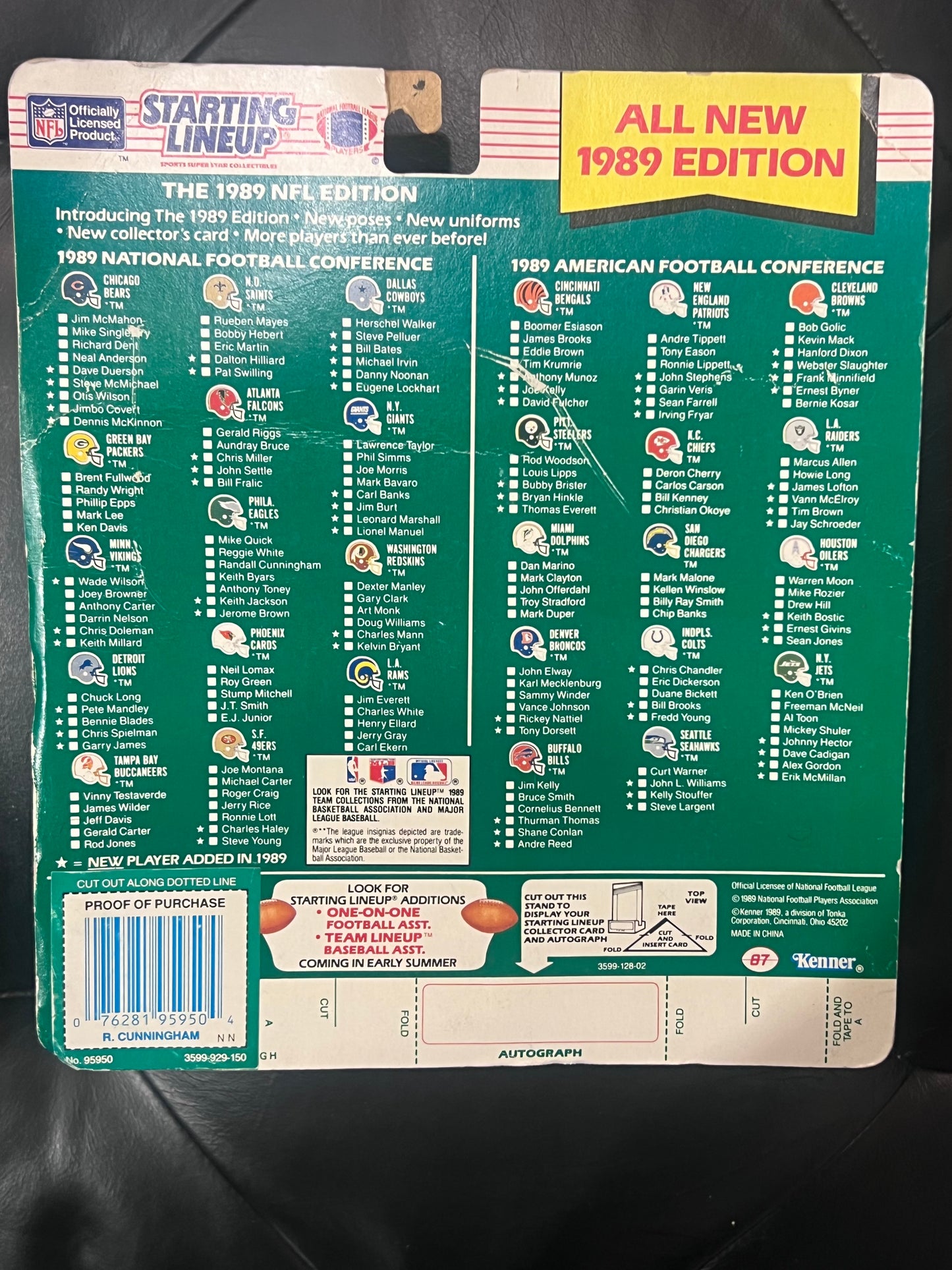 1989 Starting Lineup Randall Cunningham