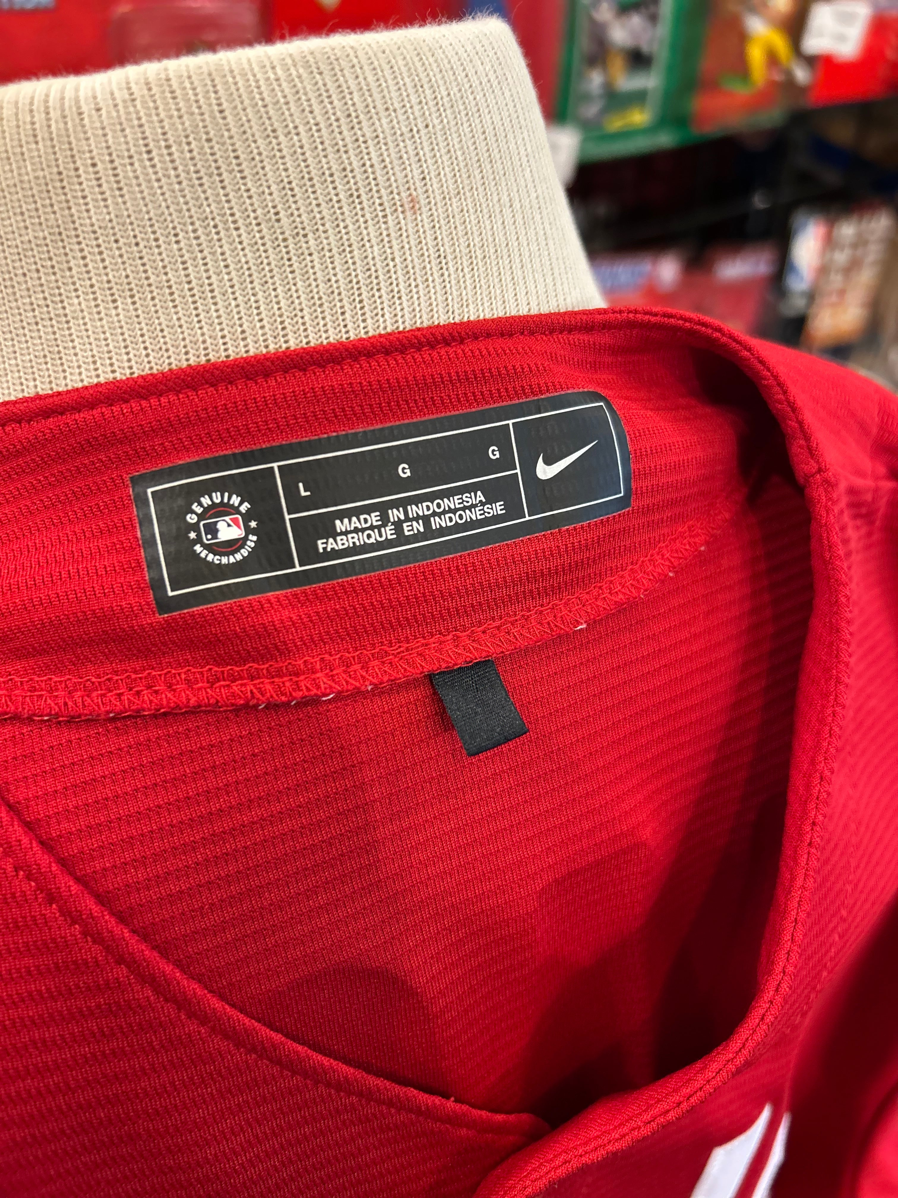 Nike MLB Cincinnati Reds #44 De La Cruz Jersey Men's Size Large