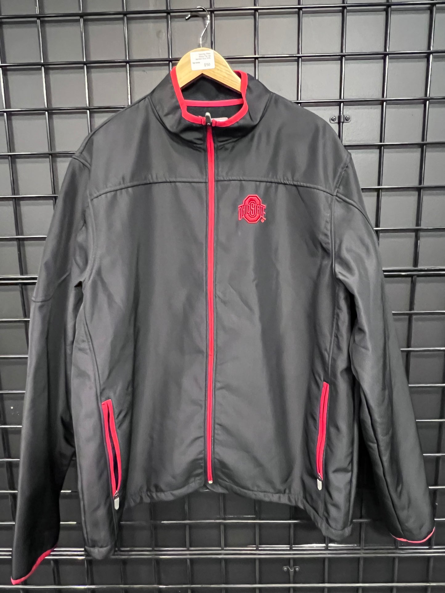 Men’s Varsity Ohio State Zip Up Jacket Size XXL