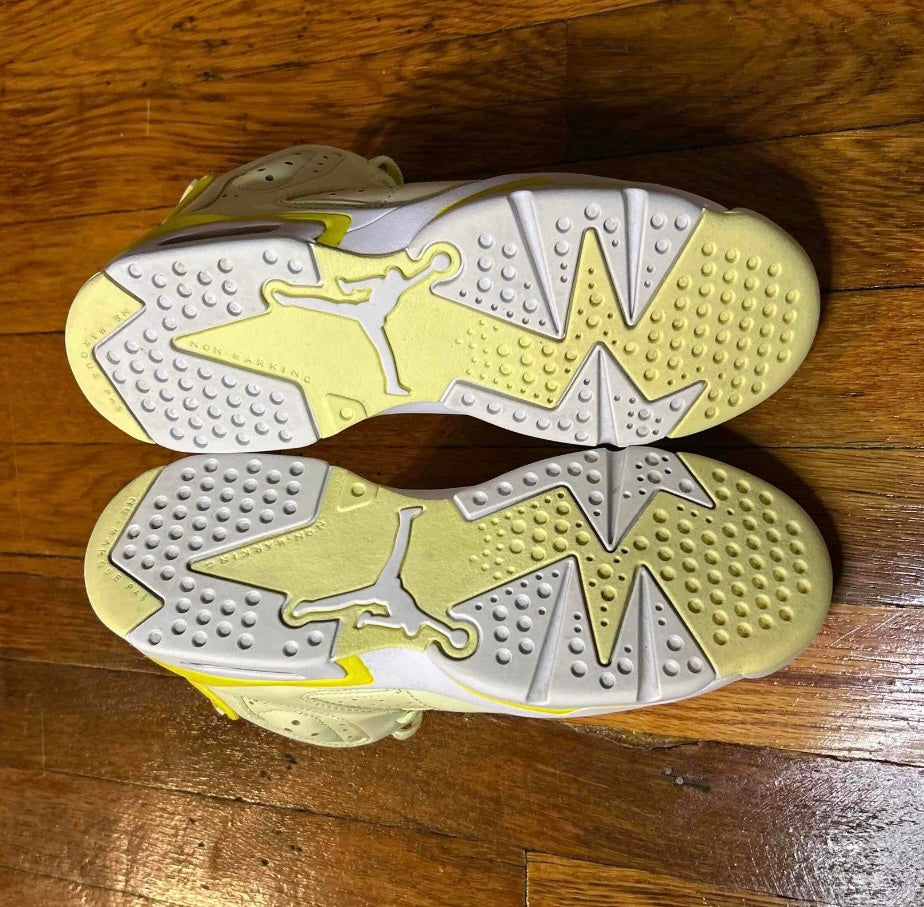 Air Jordan 6 Retro Citron Tint Size 6Y Gradeschool Shoes