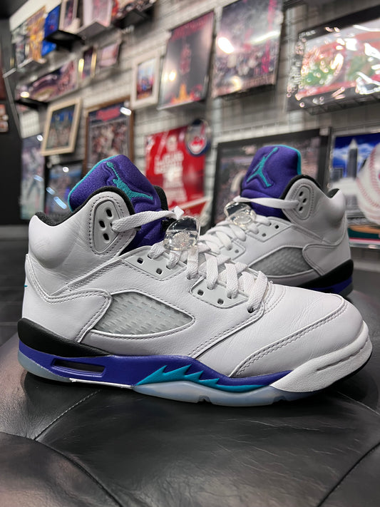Gradeschool Air Jordan 5 Grape Size 6.5y