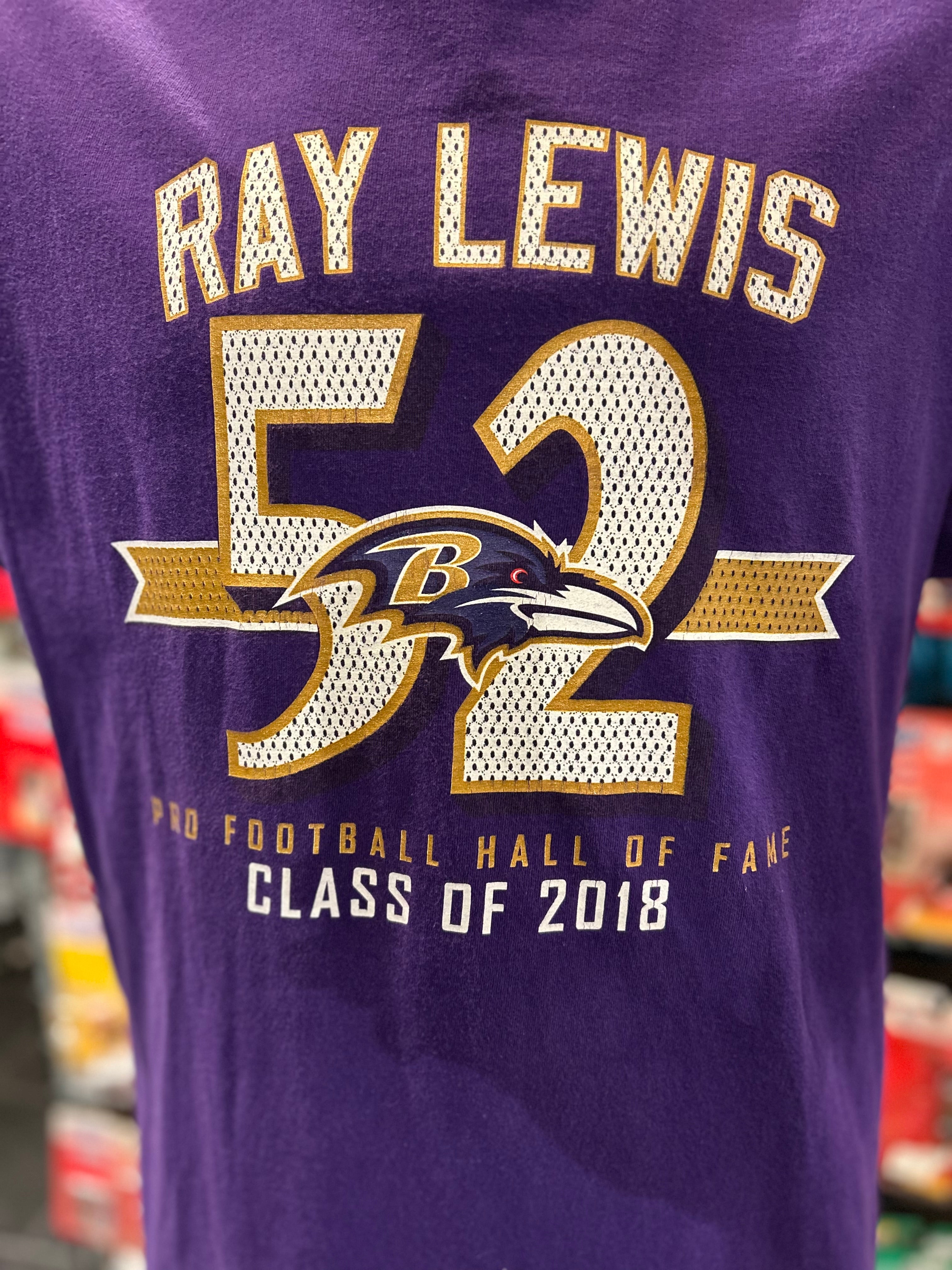 NFL Pro Football Hall of Frame 2018 Ray Lewis T-shirt Size XL