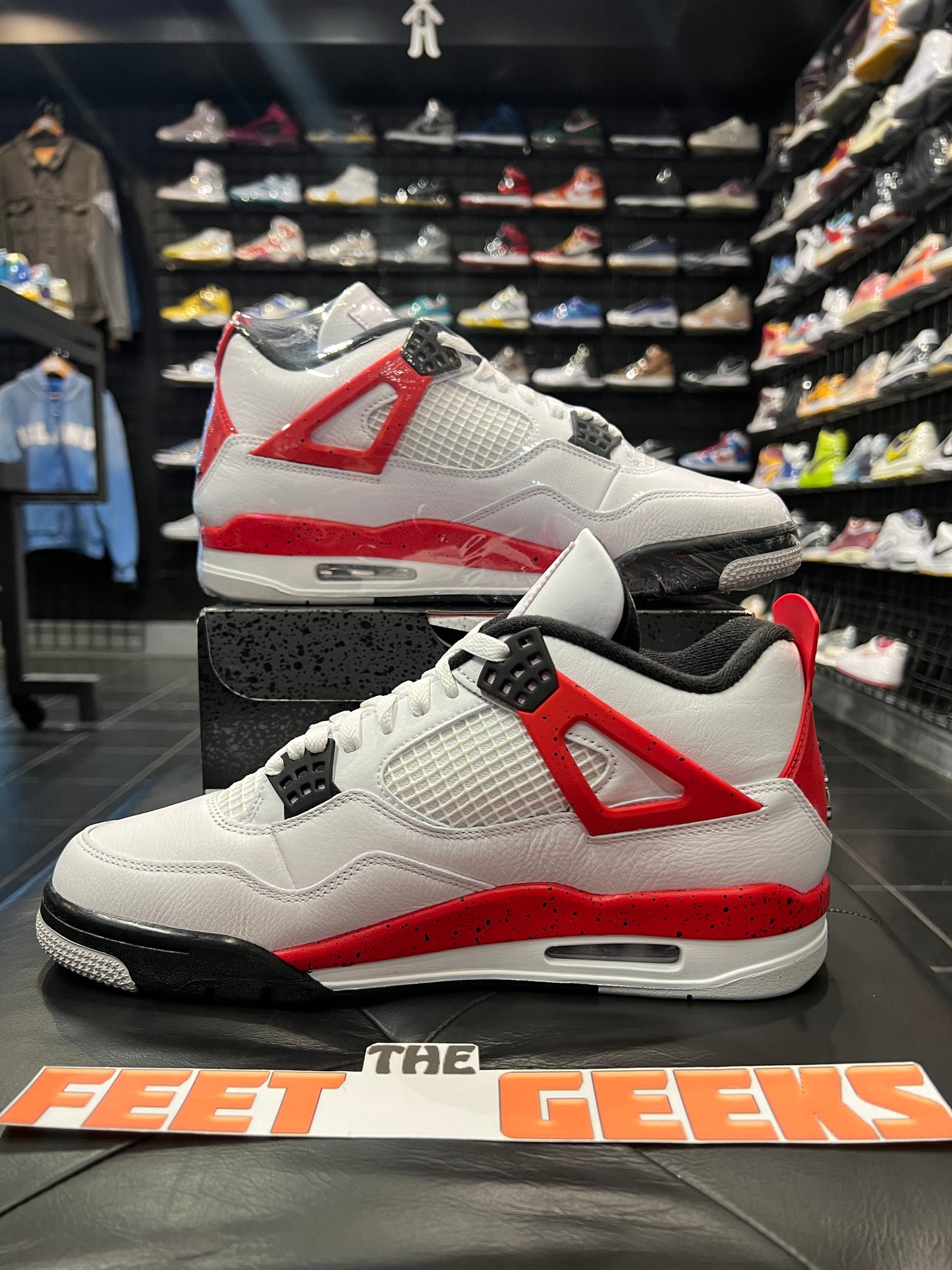 Men’s Air Jordan 4 Red Cement Brand New Shoes